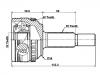 Jeu de joints, arbre de transmission CV Joint Kit:43410-02760