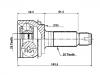 Gelenksatz, Antriebswelle CV Joint Kit:42330-SXS-A01