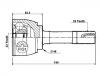 ремкомплект граната CV Joint Kit:44102-54J00