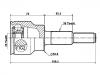 Jeu de joints, arbre de transmission CV Joint Kit:BB5Z-4K138-A