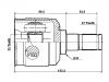 Jeu de joints, arbre de transmission CV Joint Kit:49505-26B00