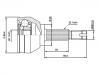 Jeu de joints, arbre de transmission CV Joint Kit:7560070