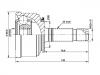 Gelenksatz, Antriebswelle CV Joint Kit:44305-SB2-010