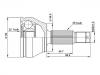 Jeu de joints, arbre de transmission CV Joint Kit:6483685