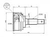 Jeu de joints, arbre de transmission CV Joint Kit:43410-20730