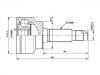 Jeu de joints, arbre de transmission CV Joint Kit:B002-25-500