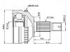 Jeu de joints, arbre de transmission CV Joint Kit:9617408188