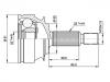 Gelenksatz, Antriebswelle CV Joint Kit:34349050