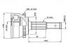 Jeu de joints, arbre de transmission CV Joint Kit:39211-50Y10