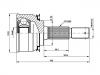 Juego de articulación, árbol de transmisión CV Joint Kit:39100-2J205