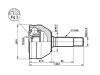 CV Joint Kit:360113KTX