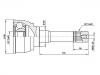 ремкомплект граната CV Joint Kit:44010-60A20