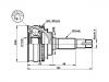 Gelenksatz, Antriebswelle CV Joint Kit:43410-20321