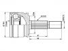 Gelenksatz, Antriebswelle CV Joint Kit:A454 330 11 01