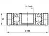 Juego de articulación, árbol de transmisión CV Joint Kit:701 498 103