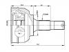 Jeu de joints, arbre de transmission CV Joint Kit:3272.1V*