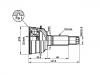 Jeu de joints, arbre de transmission CV Joint Kit:43410-87745