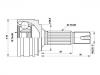 Gelenksatz, Antriebswelle CV Joint Kit:43460-09C80