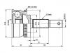 ремкомплект граната CV Joint Kit:39211-2J200