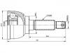 Jeu de joints, arbre de transmission CV Joint Kit:44101-78011