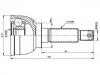 Jeu de joints, arbre de transmission CV Joint Kit:44101-86041