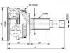 Jeu de joints, arbre de transmission CV Joint Kit:43410-28051