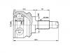 Gelenksatz, Antriebswelle CV Joint Kit:31 60 7 503 537#