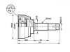 CV Joint Kit:39101-AX005