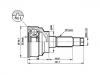 Gelenksatz, Antriebswelle CV Joint Kit:OK2N4-25-60X