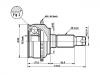 Gelenksatz, Antriebswelle CV Joint Kit:GP20-25-60X