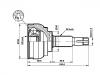 Gelenksatz, Antriebswelle CV Joint Kit:39100-CB300